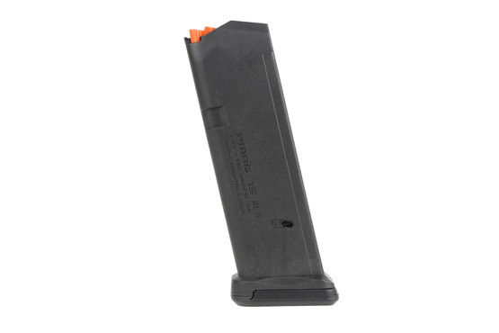 Magpul Glock Magazine GL9 15 PMAG features an easy to remove flared floor plate